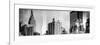 Instants of NY Series - Empire State Building and the New Yorker Hotel-Philippe Hugonnard-Framed Photographic Print