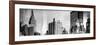Instants of NY Series - Empire State Building and the New Yorker Hotel-Philippe Hugonnard-Framed Photographic Print