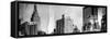 Instants of NY Series - Empire State Building and the New Yorker Hotel-Philippe Hugonnard-Framed Stretched Canvas