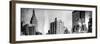 Instants of NY Series - Empire State Building and the New Yorker Hotel-Philippe Hugonnard-Framed Photographic Print