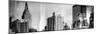 Instants of NY Series - Empire State Building and the New Yorker Hotel-Philippe Hugonnard-Mounted Photographic Print