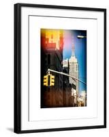 Instants of NY Series - Empire State Building View in Winter-Philippe Hugonnard-Framed Art Print