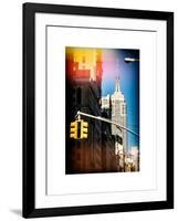 Instants of NY Series - Empire State Building View in Winter-Philippe Hugonnard-Framed Art Print