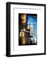 Instants of NY Series - Empire State Building View in Winter-Philippe Hugonnard-Framed Art Print