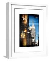 Instants of NY Series - Empire State Building View in Winter-Philippe Hugonnard-Framed Art Print