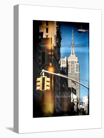 Instants of NY Series - Empire State Building View in Winter-Philippe Hugonnard-Stretched Canvas