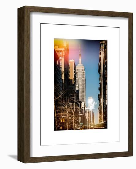 Instants of NY Series - Empire State Building View-Philippe Hugonnard-Framed Art Print