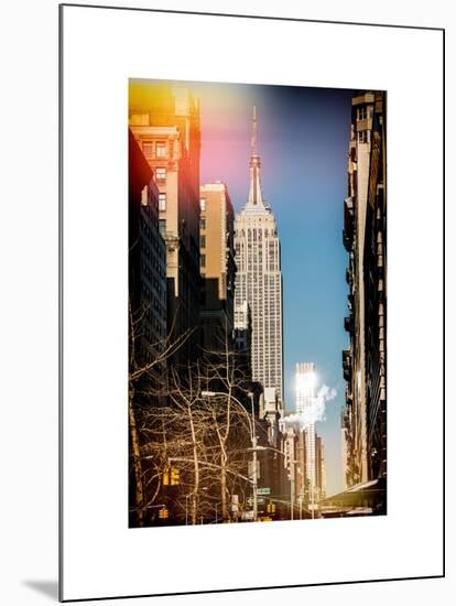 Instants of NY Series - Empire State Building View-Philippe Hugonnard-Mounted Art Print