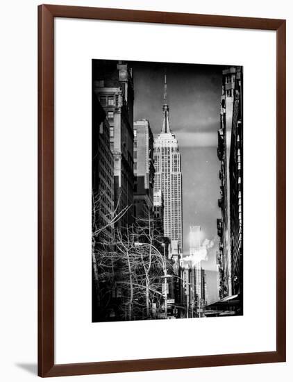 Instants of NY Series - Empire State Building View-Philippe Hugonnard-Framed Art Print