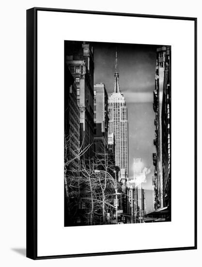 Instants of NY Series - Empire State Building View-Philippe Hugonnard-Framed Stretched Canvas