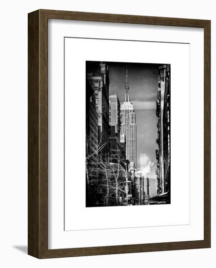 Instants of NY Series - Empire State Building View-Philippe Hugonnard-Framed Art Print