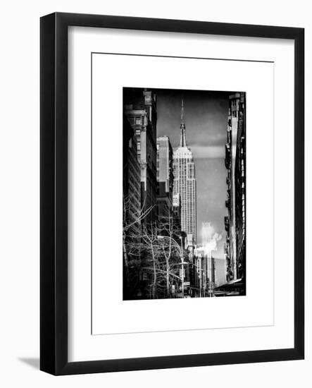 Instants of NY Series - Empire State Building View-Philippe Hugonnard-Framed Art Print