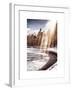 Instants of NY Series - Frozen Lake in Central Park Snow-Philippe Hugonnard-Framed Art Print