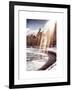 Instants of NY Series - Frozen Lake in Central Park Snow-Philippe Hugonnard-Framed Art Print