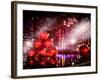 Instants of NY Series - Giant Christmas Ornaments on Sixth Avenue across from Radio City Music Hall-Philippe Hugonnard-Framed Photographic Print