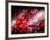 Instants of NY Series - Giant Christmas Ornaments on Sixth Avenue across from Radio City Music Hall-Philippe Hugonnard-Framed Photographic Print