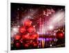 Instants of NY Series - Giant Christmas Ornaments on Sixth Avenue across from Radio City Music Hall-Philippe Hugonnard-Framed Photographic Print