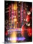 Instants of NY Series - Giant Christmas Ornaments on Sixth Avenue across from Radio City Music Hall-Philippe Hugonnard-Mounted Photographic Print