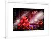 Instants of NY Series - Giant Christmas Ornaments on Sixth Avenue across from Radio City Music Hall-Philippe Hugonnard-Framed Art Print