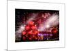 Instants of NY Series - Giant Christmas Ornaments on Sixth Avenue across from Radio City Music Hall-Philippe Hugonnard-Mounted Art Print