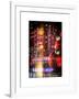 Instants of NY Series - Giant Christmas Ornaments on Sixth Avenue across from Radio City Music Hall-Philippe Hugonnard-Framed Art Print