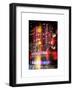 Instants of NY Series - Giant Christmas Ornaments on Sixth Avenue across from Radio City Music Hall-Philippe Hugonnard-Framed Art Print