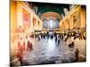 Instants of NY Series - Grand Central Terminal at 42nd Street and Park Avenue in Midtown Manhattan-Philippe Hugonnard-Mounted Premium Photographic Print