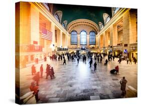 Instants of NY Series - Grand Central Terminal at 42nd Street and Park Avenue in Midtown Manhattan-Philippe Hugonnard-Stretched Canvas