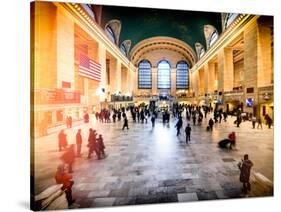 Instants of NY Series - Grand Central Terminal at 42nd Street and Park Avenue in Midtown Manhattan-Philippe Hugonnard-Stretched Canvas