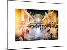 Instants of NY Series - Grand Central Terminal at 42nd Street and Park Avenue in Midtown Manhattan-Philippe Hugonnard-Mounted Art Print