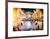 Instants of NY Series - Grand Central Terminal at 42nd Street and Park Avenue in Midtown Manhattan-Philippe Hugonnard-Framed Art Print