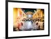 Instants of NY Series - Grand Central Terminal at 42nd Street and Park Avenue in Midtown Manhattan-Philippe Hugonnard-Framed Art Print