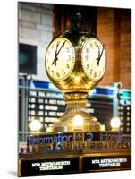 Instants of NY Series - Grand Central Terminal's Four-Sided Seth Thomas Clock - Manhattan-Philippe Hugonnard-Mounted Photographic Print