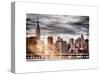 Instants of NY Series - Jetty View with City and the Empire State Building-Philippe Hugonnard-Stretched Canvas