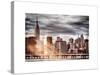 Instants of NY Series - Jetty View with City and the Empire State Building-Philippe Hugonnard-Stretched Canvas