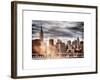 Instants of NY Series - Jetty View with City and the Empire State Building-Philippe Hugonnard-Framed Art Print