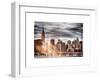 Instants of NY Series - Jetty View with City and the Empire State Building-Philippe Hugonnard-Framed Art Print