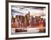 Instants of NY Series - Jetty View with Manhattan and the Chrysler Building-Philippe Hugonnard-Framed Photographic Print