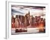 Instants of NY Series - Jetty View with Manhattan and the Chrysler Building-Philippe Hugonnard-Framed Photographic Print