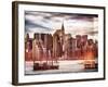 Instants of NY Series - Jetty View with Manhattan and the Chrysler Building-Philippe Hugonnard-Framed Photographic Print