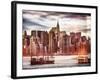 Instants of NY Series - Jetty View with Manhattan and the Chrysler Building-Philippe Hugonnard-Framed Photographic Print