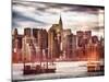 Instants of NY Series - Jetty View with Manhattan and the Chrysler Building-Philippe Hugonnard-Mounted Photographic Print