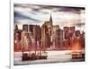 Instants of NY Series - Jetty View with Manhattan and the Chrysler Building-Philippe Hugonnard-Framed Photographic Print