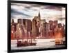 Instants of NY Series - Jetty View with Manhattan and the Chrysler Building-Philippe Hugonnard-Framed Photographic Print