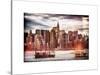 Instants of NY Series - Jetty View with Manhattan and the Chrysler Building-Philippe Hugonnard-Stretched Canvas