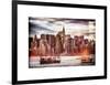 Instants of NY Series - Jetty View with Manhattan and the Chrysler Building-Philippe Hugonnard-Framed Art Print