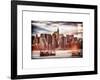 Instants of NY Series - Jetty View with Manhattan and the Chrysler Building-Philippe Hugonnard-Framed Art Print