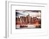 Instants of NY Series - Jetty View with Manhattan and the Chrysler Building-Philippe Hugonnard-Framed Art Print