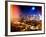 Instants of NY Series - Landscape by Night of Manhattan-Philippe Hugonnard-Framed Photographic Print
