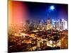 Instants of NY Series - Landscape by Night of Manhattan-Philippe Hugonnard-Mounted Photographic Print